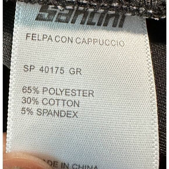 Santini 365 Grey Hoodie Jacket Mummu Cycling Medium Racing Bike - Picture 11 of 11